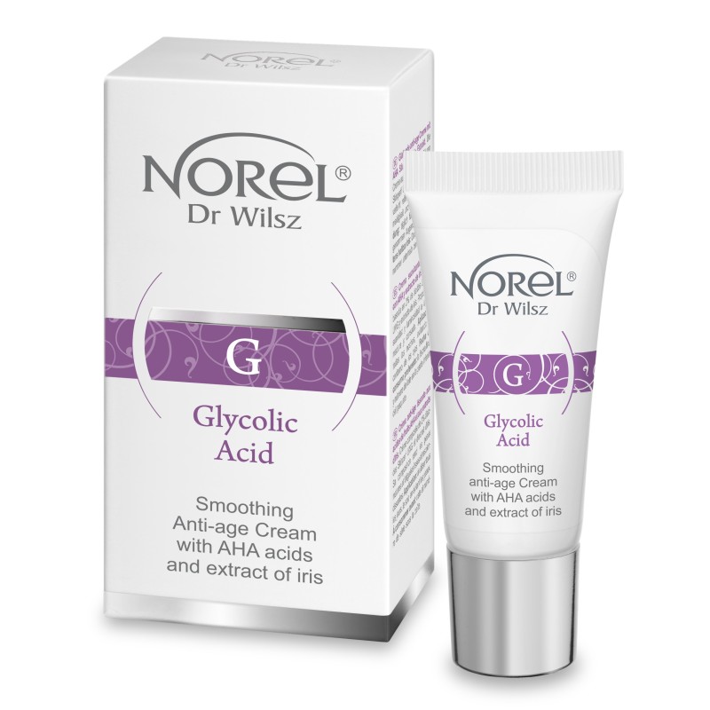 Miniprodukt - Glycolid Acid - Vyhlazující protivráskový krém s kyselinou glykolovou s technologií LWG - NOREL Dr Wilsz
