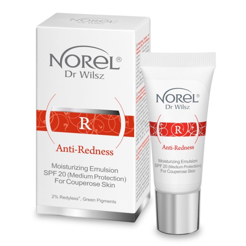 Miniprodukt - Anti-Redness - Hydratační emulze proti zarudnutí SPF20 se zeleným pigmentem pro kuperózní pleť