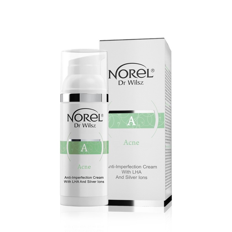 Acne - Krém na nedokonalosti LHA se stříbrnými ionty NOREL Dr Wilsz akné