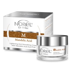 Mandelic Acid - Rozjasňující a vyhlazující krém s kyselinou mandlovou a PHA - NOREL Dr Wilsz